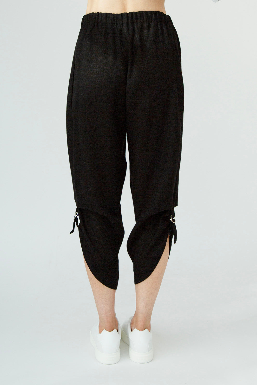 Nika Linen pants : black