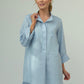 Dara Linen shirt : Limited Edition : blue stripe