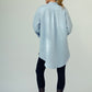 Dara Linen shirt : Limited Edition : blue stripe