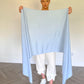 Cashmere Travel  Wrap (Sky Blue)