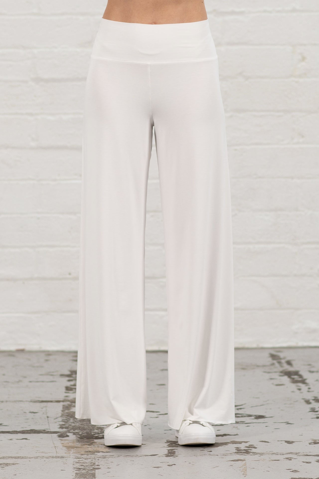 Soft-White Kate Palazzos