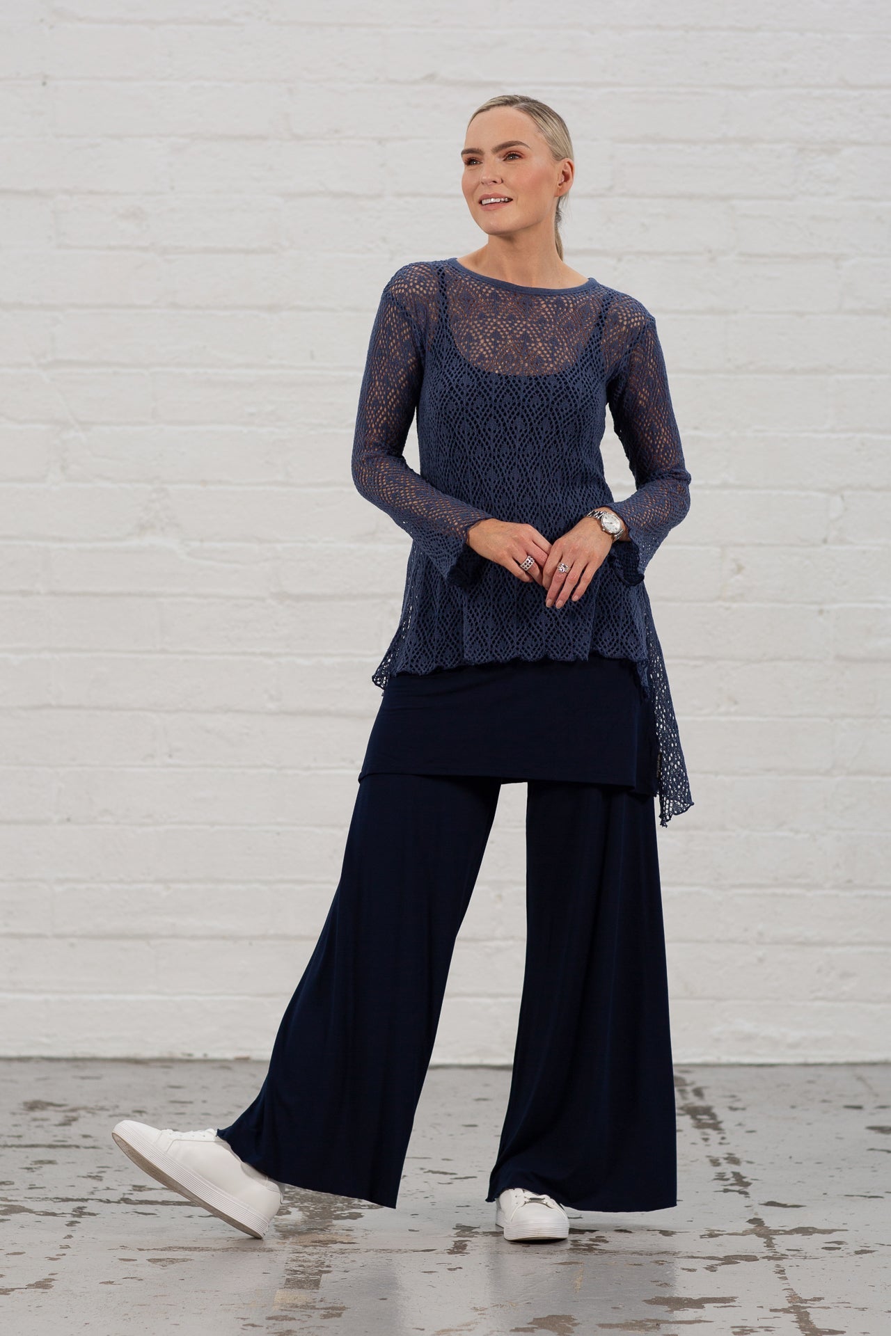 Navy Kate Palazzos